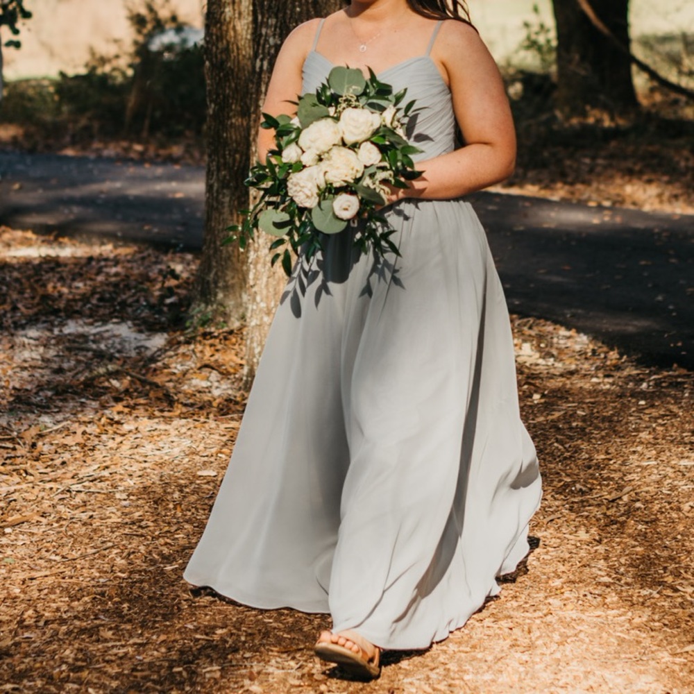 Grey Bridesmaids Dress